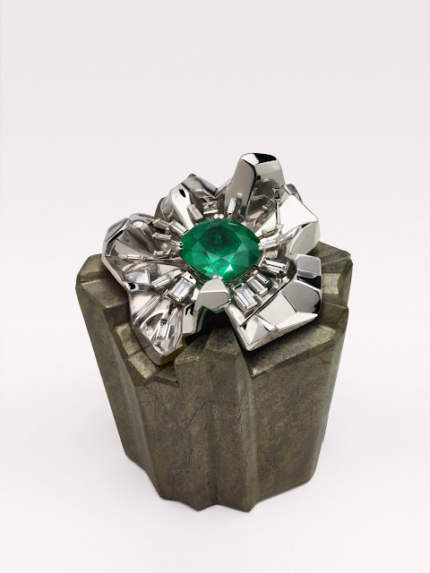 Victoire de Castellane for Dior Jewelry: Crystalucinea Metha Agressiva ring Dior joaillerie