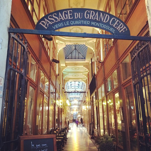 Rue Montorgeuil Rainy Day Paris Wedding