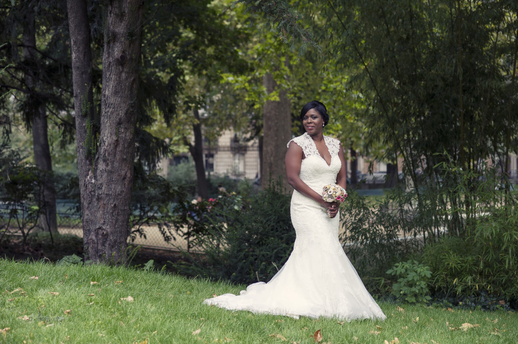 Aisha and Ben's Parisian Park Wedding by Olivier Lalin of WeddingLight Photography