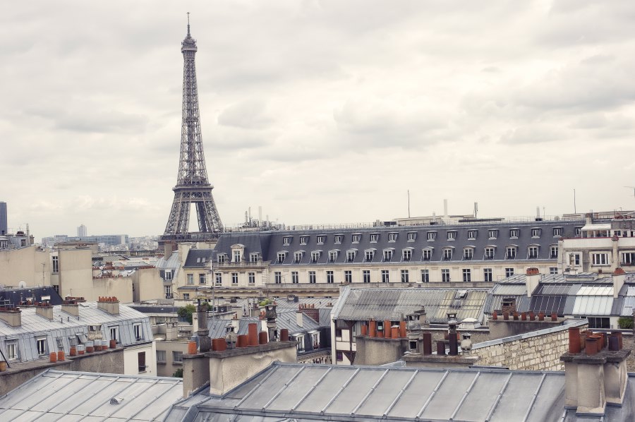 Paris Elopement: Lisa and Frank's Stone Church Ceremony by WeddingLight Events and WeddingLight Photography American church paris wedding