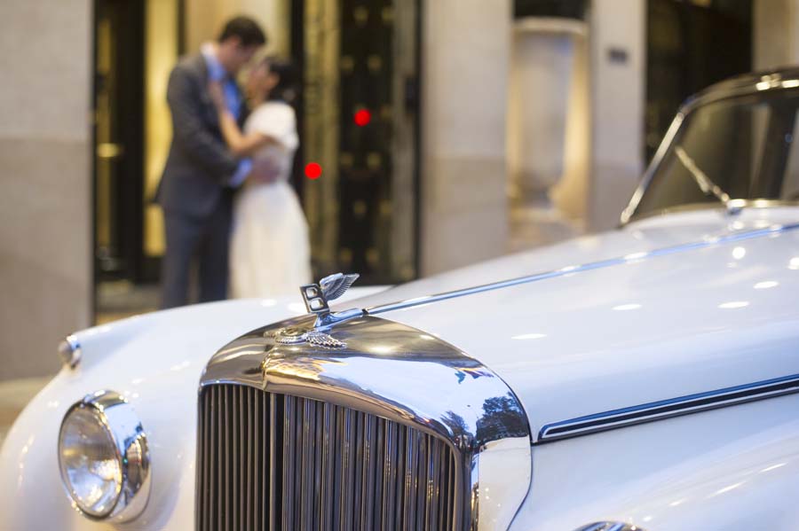 Paris Elopement: Lisa and Frank's Stone Church Ceremony by WeddingLight Events and WeddingLight Photography American church paris wedding