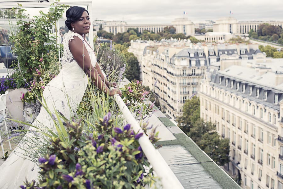 Aisha and Ben's Parisian Park Wedding by Olivier Lalin of WeddingLight Photography
