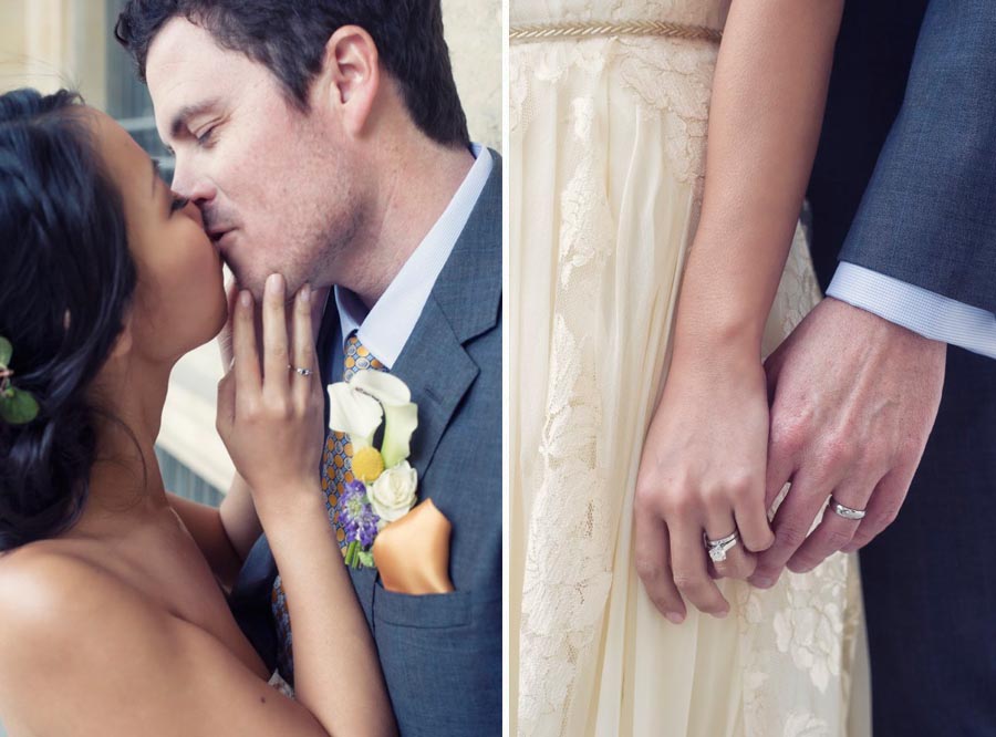 Paris Elopement: Lisa and Frank's Stone Church Ceremony by WeddingLight Events and WeddingLight Photography American church paris wedding