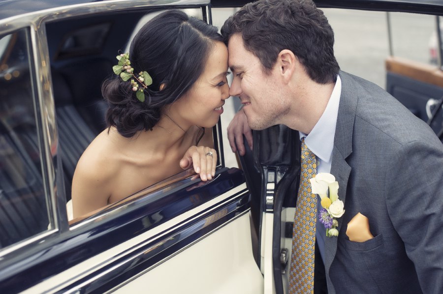 Paris Elopement: Lisa and Frank's Stone Church Ceremony by WeddingLight Events and WeddingLight Photography American church paris wedding