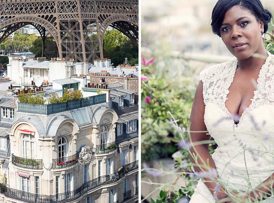 Aisha and Ben's Parisian Park Wedding by Olivier Lalin of WeddingLight Photography