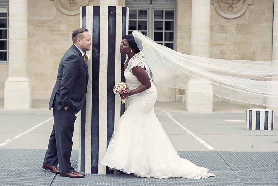 Aisha and Ben's Parisian Park Wedding by Olivier Lalin of WeddingLight Photography