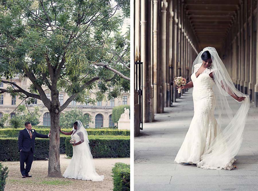 Aisha and Ben's Parisian Park Wedding by Olivier Lalin of WeddingLight Photography